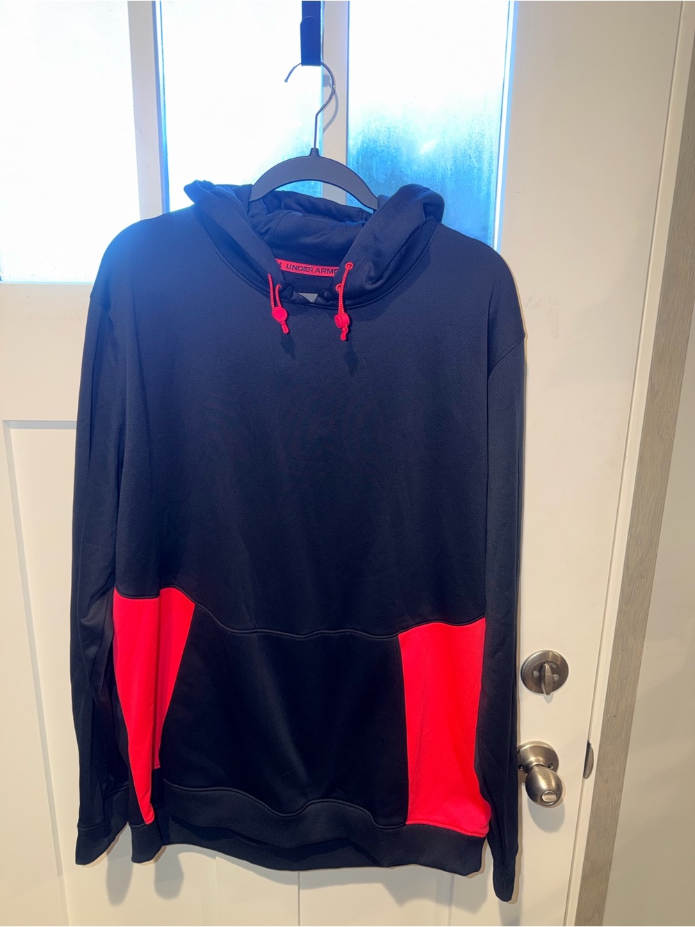 Under Armour Womens Hot Pink and Black Hoodie